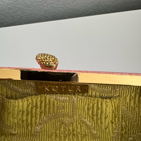 NWOT elegant KOTUR Shagreen Minaudiere stingray clutch - Picture 7 of 13